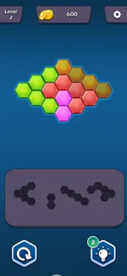 Hexa Block Master android App screenshot 1